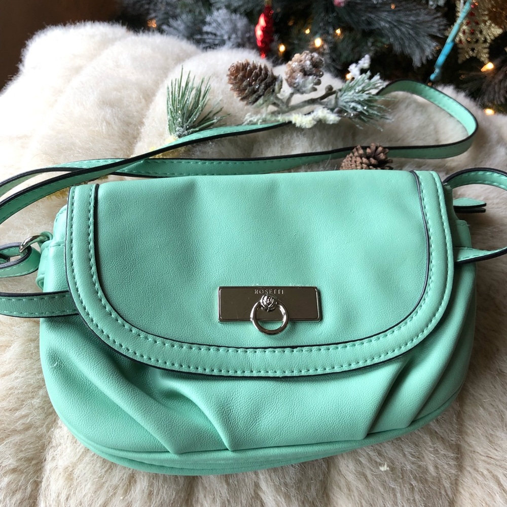 Mint Green Rosetti Mini Crossbody Bag